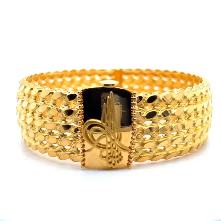 22-Karat-Armreif mit Tughra-Platte